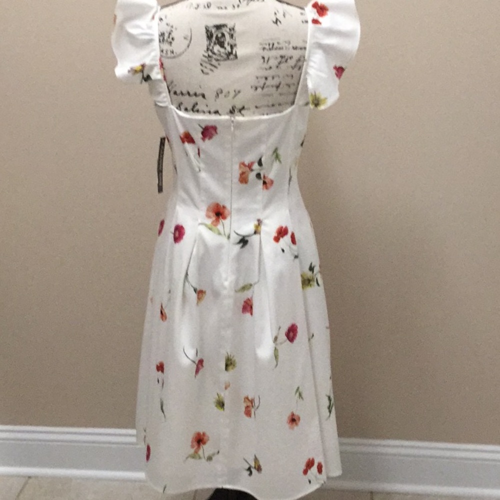 Gianni Bini Jaime white cotton and spandex dress - Picture 4 of 8